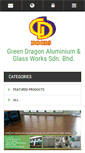 Mobile Screenshot of greendragonaluminium.com